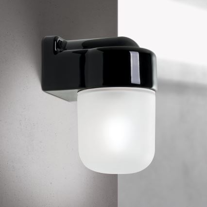 Lámpara de pared OSTIA 1xE27/40W/230V negra