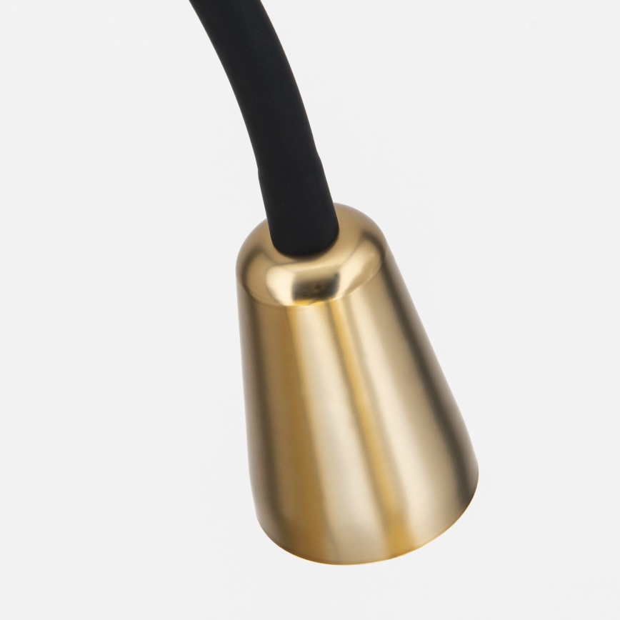 Lámpara de pie orientable DOTTY 1xGU10/10W/230V negro/latón