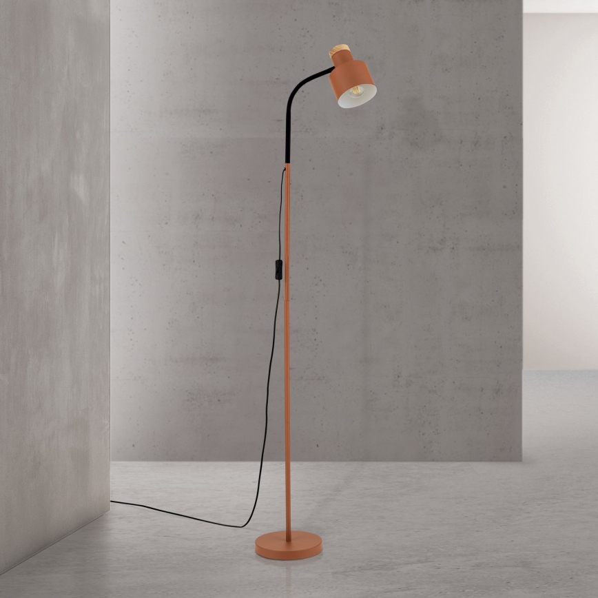 Lámpara de pie GILI 1xE27/40W/230V color ladrillo