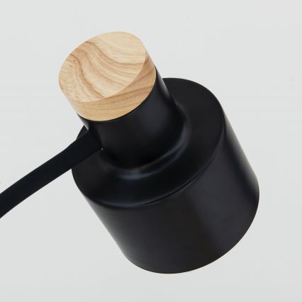 Lámpara de pie GILI 1xE27/40W/230V negra