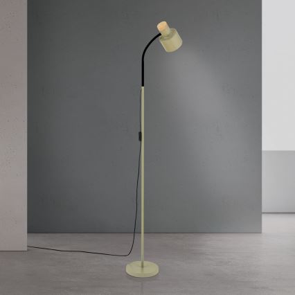 Lámpara de pie GILI 1xE27/40W/230V verde