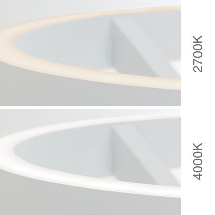 Lámpara de pie LED regulable KOLK LED/40W/230V 2700/4000K blanca