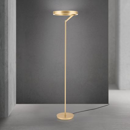 Lámpara de pie LED regulable KOLK LED/40W/230V 2700/4000K dorada
