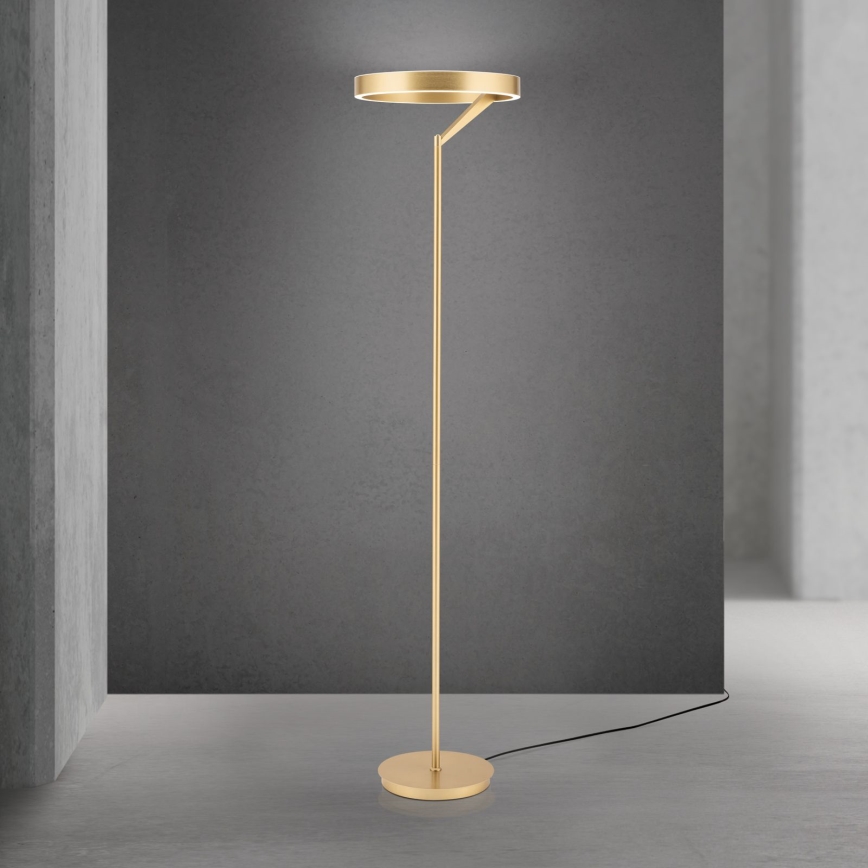 Lámpara de pie LED regulable KOLK LED/40W/230V 2700/4000K dorada