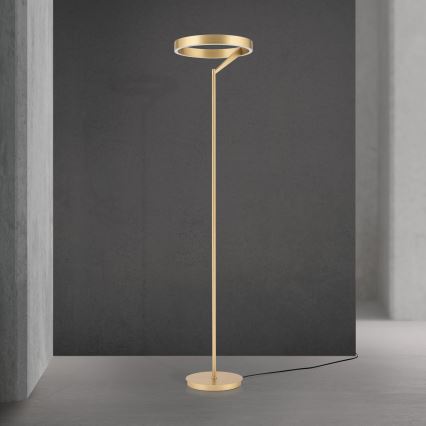 Lámpara de pie LED regulable KOLK LED/40W/230V 2700/4000K dorada