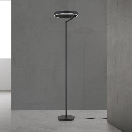 Lámpara de pie LED regulable KOLK LED/40W/230V 2700/4000K negra