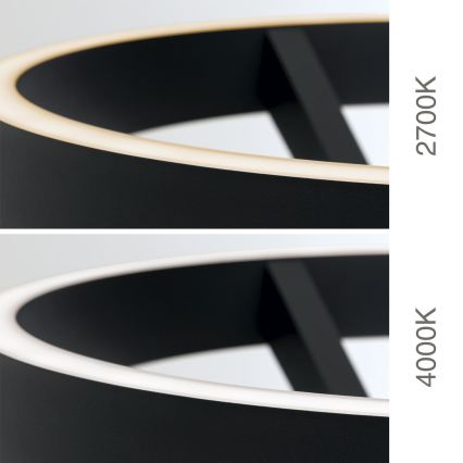 Lámpara de pie LED regulable KOLK LED/40W/230V 2700/4000K negra