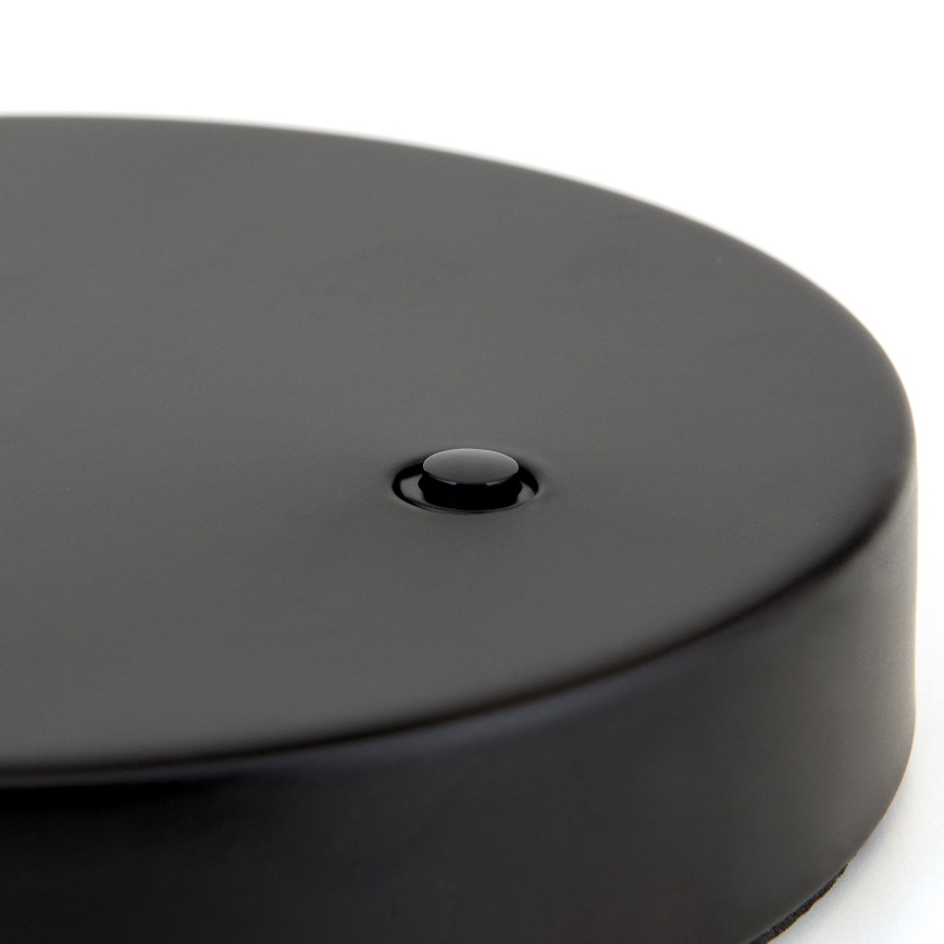 Lámpara de mesa GILI 1xE27/40W/230V negra