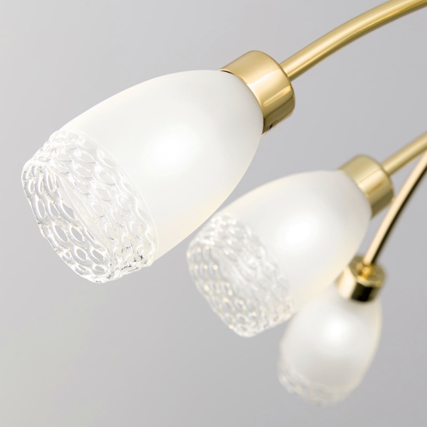 Lámpara en barra CARLA 8xG9/28W/230V dorada