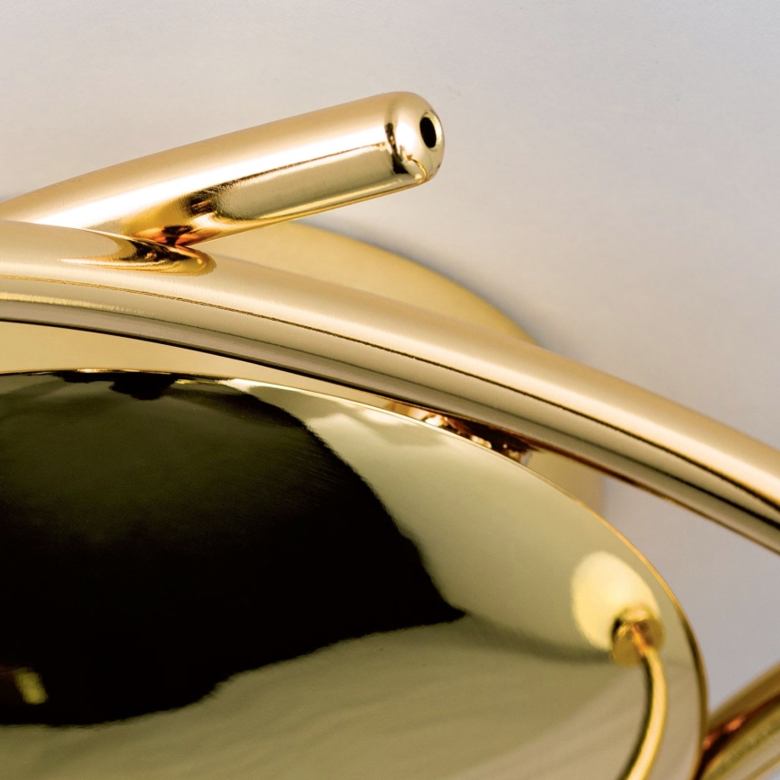 Lámpara de techo de montaje en superficie CARLA 5xG9/28W/230V dorada