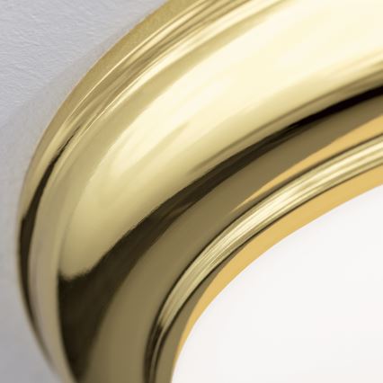 Lámpara de techo EMPIRA 2xE27/40W/230V, Ø 35,5 cm, acabado dorado