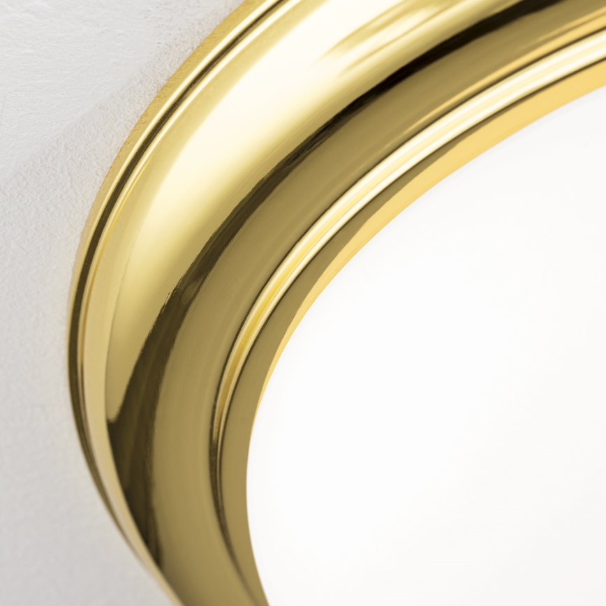 Lámpara de techo EMPIRA 3xE27/40W/230V Ø 48 cm dorada