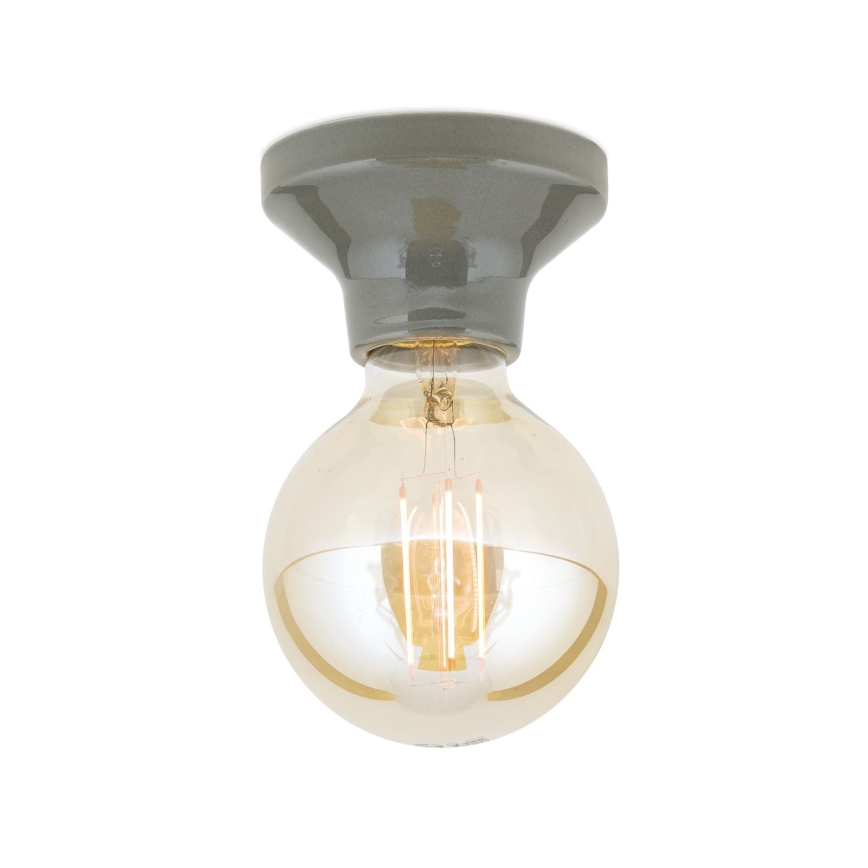 Lámpara de techo FROST 1xE27/60W/230V gris