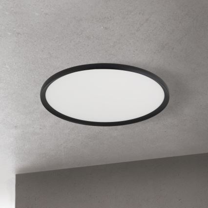 Lámpara de techo LED KANT LED/50W/230V 2700/3000/4000K diámetro 60 cm negro