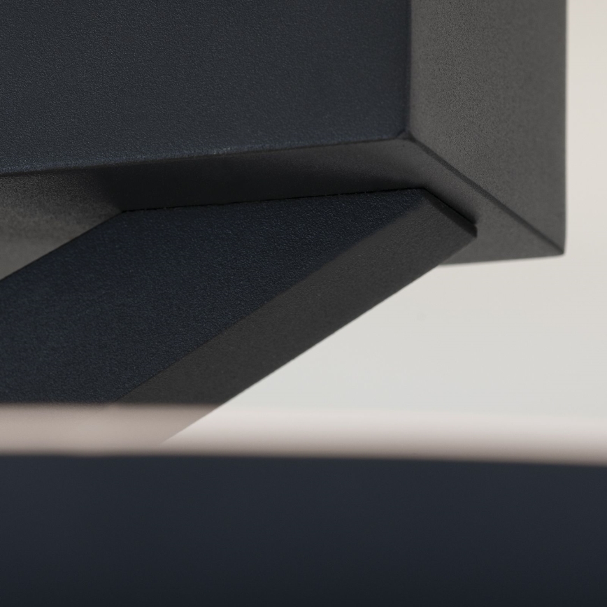 Luminaria LED de techo KOLK, 40 W, 230 V, 2700/3000/4000 K, diámetro 40 cm, negro