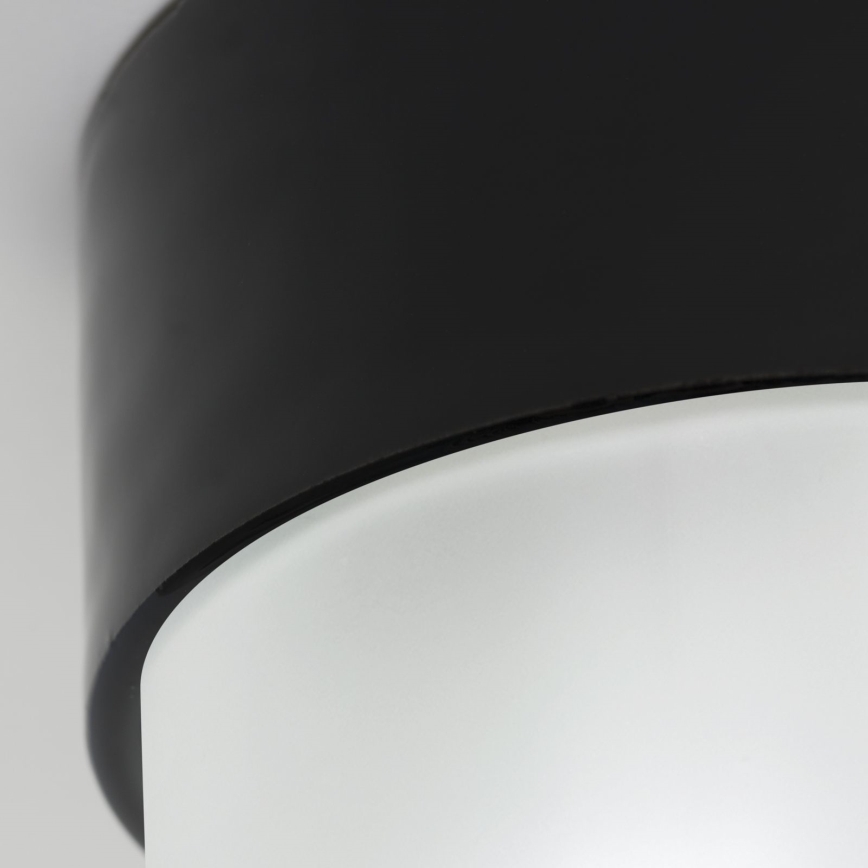 Lámpara de techo OSTIA 1xE27/40W/230V Ø 9,8 cm negra