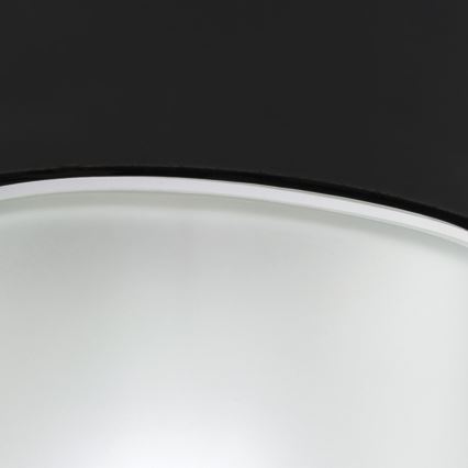 Lámpara de techo OSTIA 1xE27/40W/230V Ø 9,8 cm negra