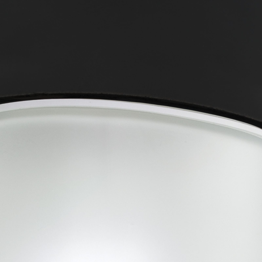 Lámpara de techo OSTIA 1xE27/40W/230V Ø 9,8 cm negra