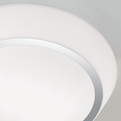 Luminaria de techo para baño TENA 2xE27/60W/230V Ø 30 cm IP44 blanca