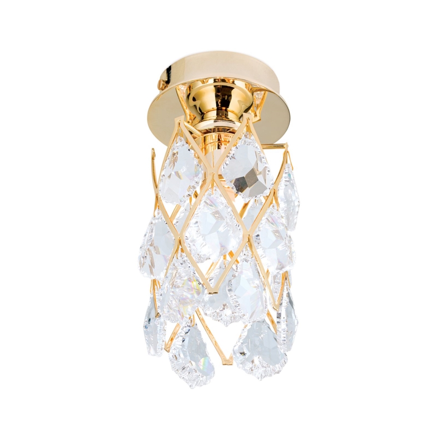 Lámpara de techo RITA 1xG9/40W/230V diámetro 9 cm dorada