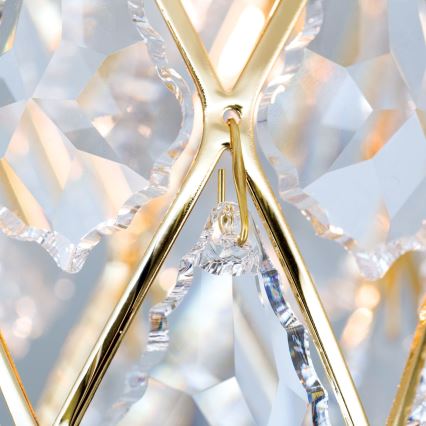 Lámpara de techo RITA 1xG9/40W/230V diámetro 9 cm dorada