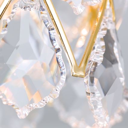 Lámpara de techo RITA 1xG9/40W/230V diámetro 9 cm dorada