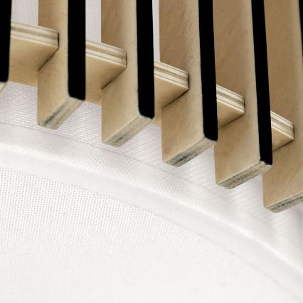 Lámpara de techo TARTA 3xE27/40W/230V Ø 40 cm beige