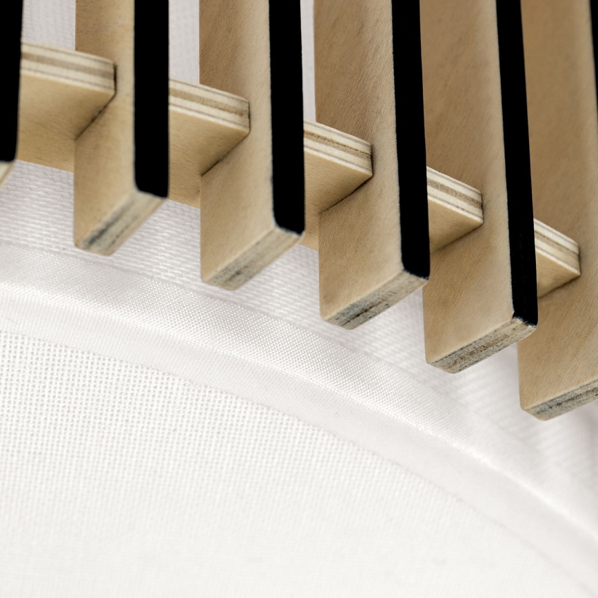 Lámpara de techo TARTA 3xE27/40W/230V Ø 40 cm beige