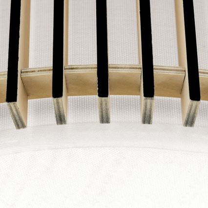 Lámpara de techo TARTA 3xE27/40W/230V Ø 50 cm beige