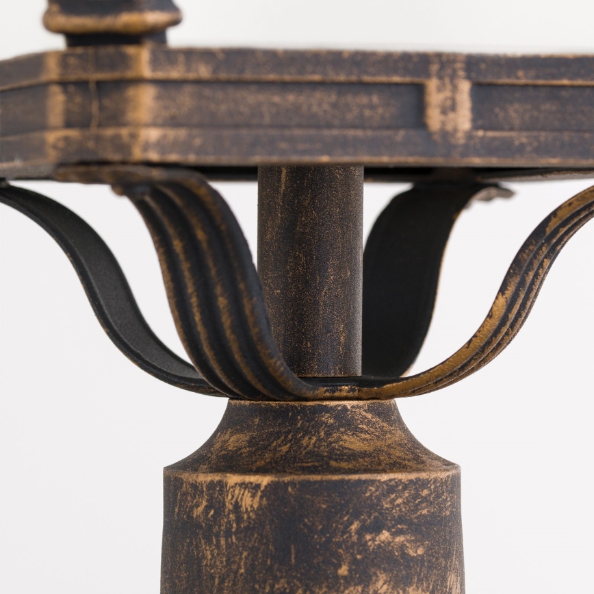 Lámpara exterior AIKO 1xE27/60W/230V 115 cm IP23 bronce/pátina