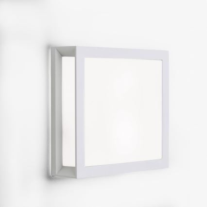 Luminaria exterior HENRY 2xE27/15W/230V IP44 blanca