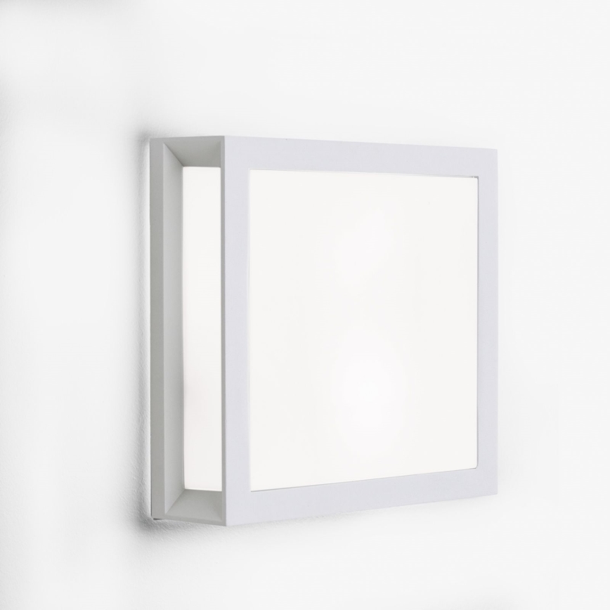 Luminaria exterior HENRY 2xE27/15W/230V IP44 blanca