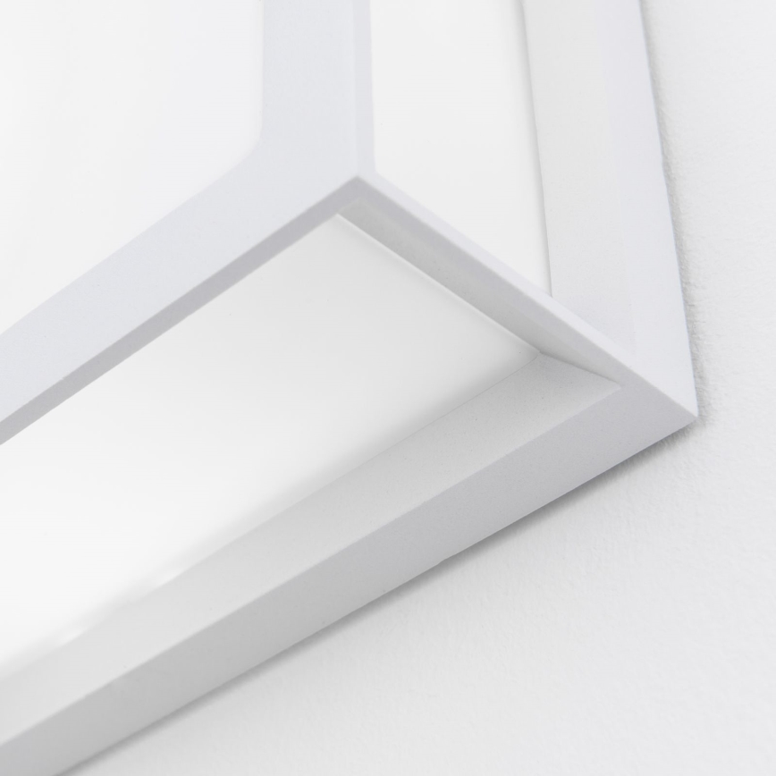 Luminaria exterior HENRY 2xE27/15W/230V IP44 blanca