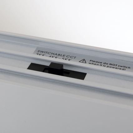 Luminaria LED de techo/colgante 2 en 1 PALKKI LED/38W/230V 3000/4000/5000K gris