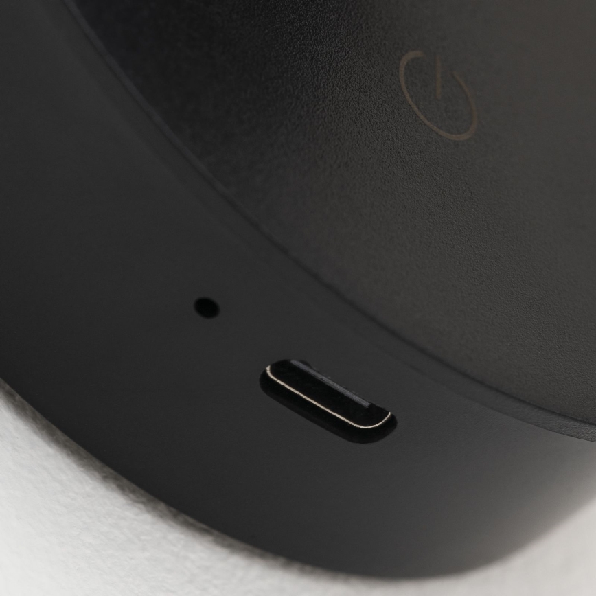 Foco de pared LED recargable y regulable con control táctil LUXY LED/1W/5V 2200 mAh 2700/3000/4000K negro