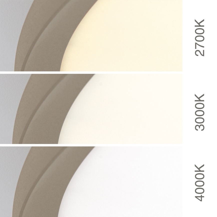 Luminaria LED de techo KANT LED/66W/230V 2700/3000/4000K Ø 80 cm beige