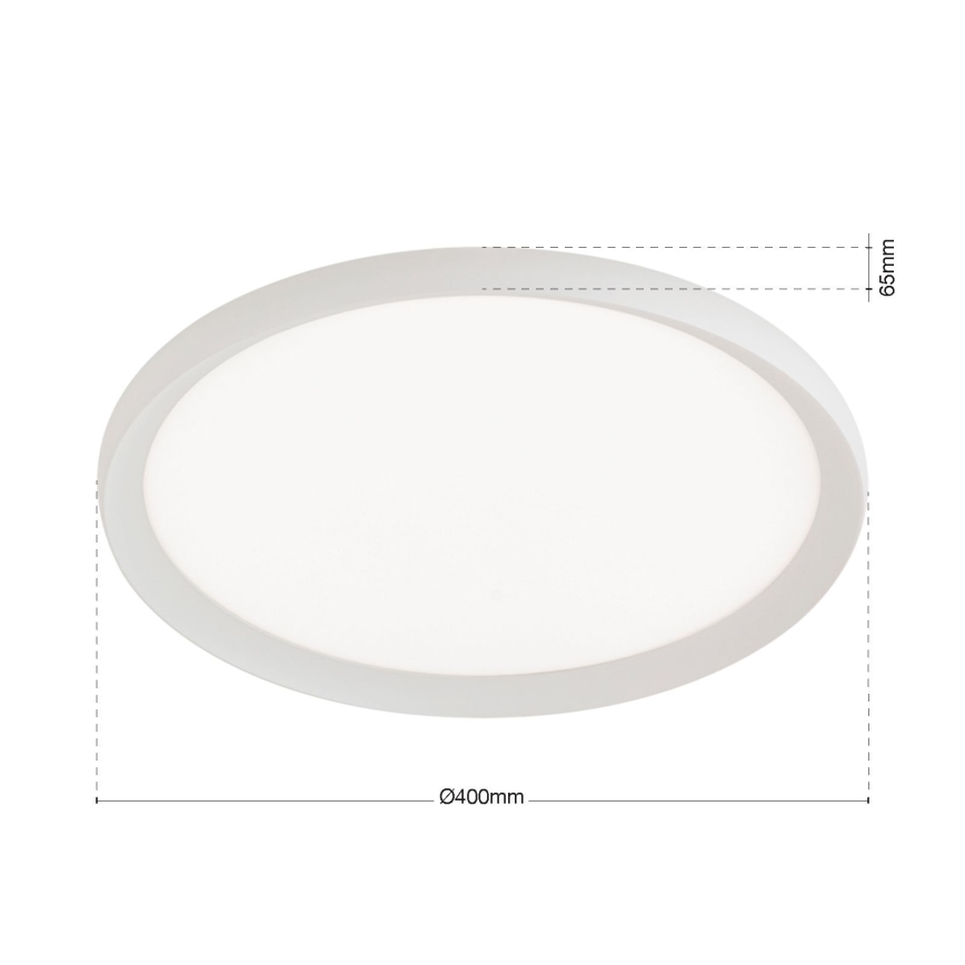 Plafón LED KANT LED/30W/230V 2700/3000/4000K Ø 40 cm blanco