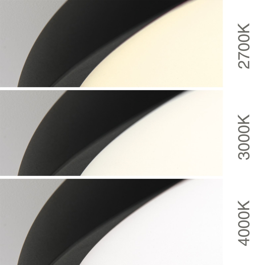 Lámpara de techo LED KANT LED/66W/230V 2700/3000/4000K diámetro 80 cm negra