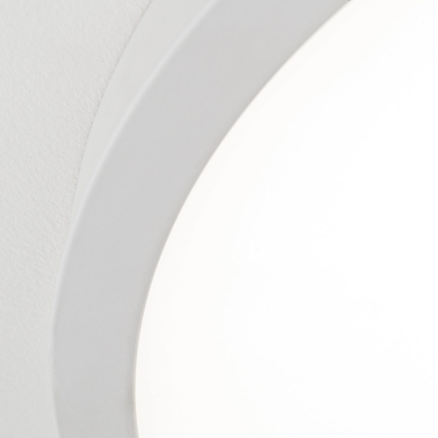 Plafón LED regulable DISC LED/30W/230V 2700/3000/4000K diámetro 40 cm blanco