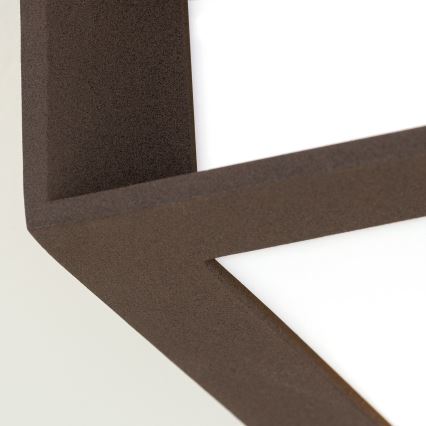 Luminaria exterior HENRY 2xE27/15W/230V IP44 marrón