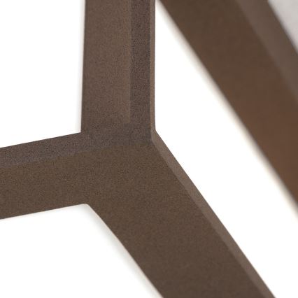 Luminaria exterior HENRY 2xE27/15W/230V IP44 marrón