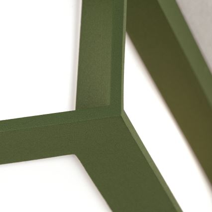 Luminaria exterior HENRY 2xE27/15W/230V IP44 verde