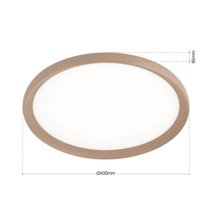 Lámpara de techo LED KANT LED/30W/230V 2700/3000/4000K Ø 40 cm beige