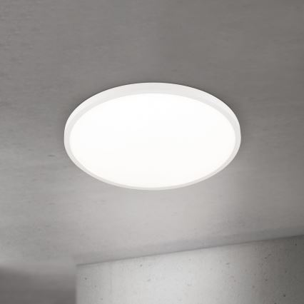 Lámpara de techo LED regulable DISC LED, 46W, 230V, 2700/3000/4000K, Ø 60 cm, blanca