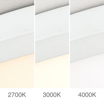 Lámpara de techo LED regulable DISC LED, 46W, 230V, 2700/3000/4000K, Ø 60 cm, blanca