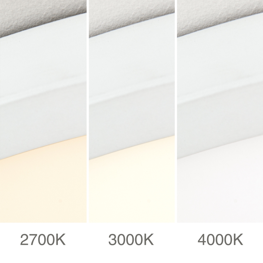 Lámpara de techo LED regulable DISC LED, 46W, 230V, 2700/3000/4000K, Ø 60 cm, blanca