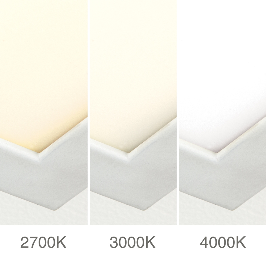 Panel LED regulable de superficie DISC LED/40W/230V 2700/3000/4000K 115x30 cm blanco