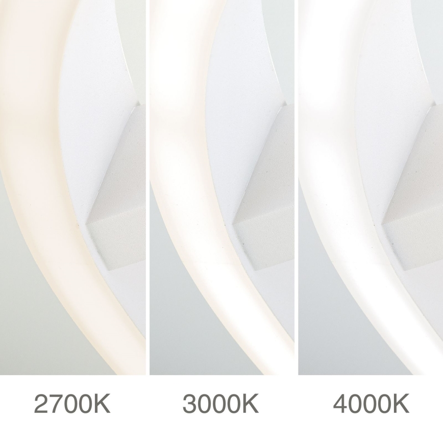 Luminaria de techo LED KOLK LED/40W/230V 2700/3000/4000K Ø 40 cm blanca