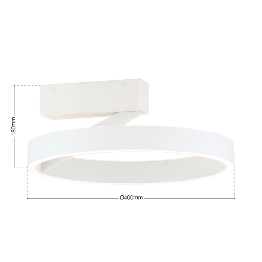 Luminaria de techo LED KOLK LED/40W/230V 2700/3000/4000K Ø 40 cm blanca