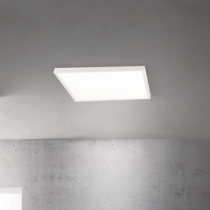 Luminaria de techo LED regulable DISC LED/46W/230V 2700/3000/4000K 59x59 cm blanca